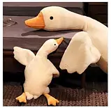 М'яка іграшка обіймашка для дітей Гусь130 см анти антиалергенна подушка для обіймашок, фото 6