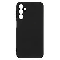 Силиконовый чехол Matte Slim Fit Camera Cover для Samsung A24 4G Black