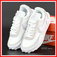 Кроссовки женские и мужские Nike LD Waffle Sacai white / Найк ЛД Вафл Сакаи белые 40