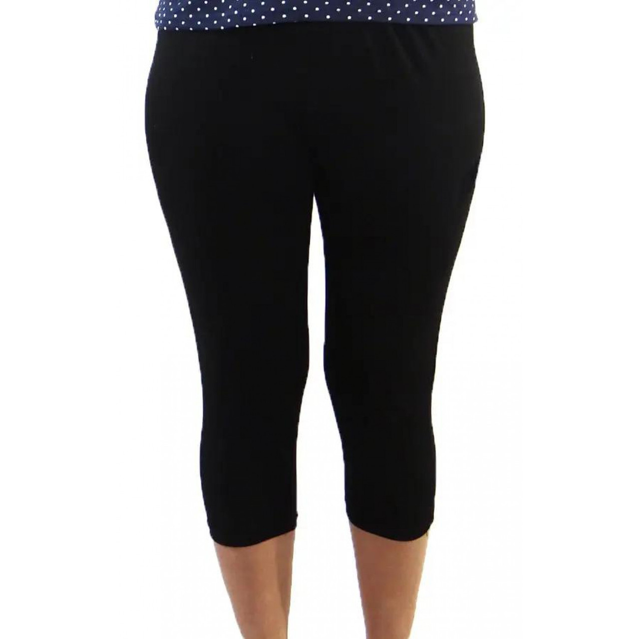 Треси чорні жіночі літні для спорту однотонні 48-62