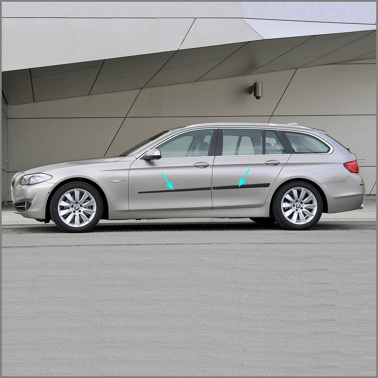 Молдинги на двері для BMW 5-series F10 / F11 2010-2017, фото 2