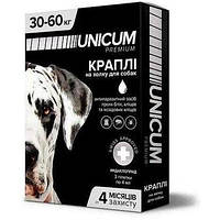 Капли от блох, клещей и гельминтов Unicum Complex Рremium для собак 30-60 кг