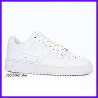 Кроссовки мужские и женские Nike Air Force 1 low classic white / Найк аир Форс 1 белые низкие