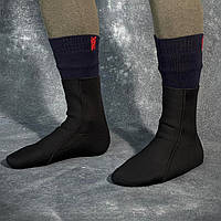 Тактические термоноски Termal Mest/ Зимние влагоотталкивающие носки/ Неопреновые носки без змейки/ Черные
