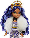 Колекційна лялька Монстер Хай Клодін Вульф Monster High Clawdeen Wolf Howliday Edition In Purple Gown, фото 8