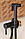Латунний змішувач прихованого монтажу врізний в стіну з гігієнічним душем чорного кольору HansbergAURASL04K BL, фото 2