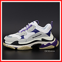 Кроссовки женские Balenciaga Triple-S gray / Баленсиага Трипл С серые