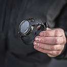 Годинник M-TAC з компасом/ Тактичний водонепроникний на 50 м годинник BLACK/ Спортивний електронний годинник, фото 6