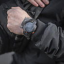 Годинник M-TAC з компасом/ Тактичний водонепроникний на 50 м годинник BLACK/ Спортивний електронний годинник, фото 7