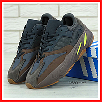 Кроссовки мужские и женские Adidas Yeezy Boost 700 brown / Адидас Изи буст 700 коричневые