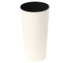 Кашпо високе Лілія 250 Ламела Долото Кремовий