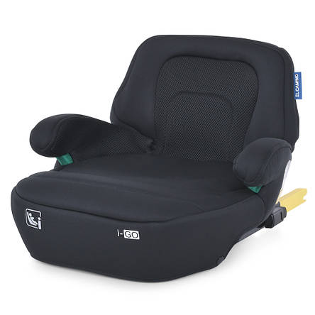 Автокрісло бустер El Camino ME 1112 i-GO Black (Isofix, група III, від 4 до 12 років), фото 1