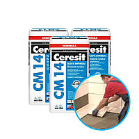 Клей для плитки CERESIT CM 14 Elastic Universal (25 кг)