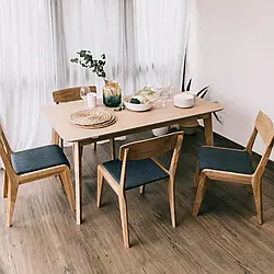 Обідній комплект: Стіл Орі та 4 стільці Орі