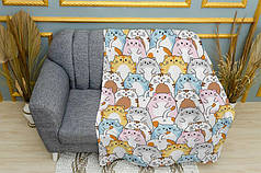 Плед «Кумедні кошенята. Коти»