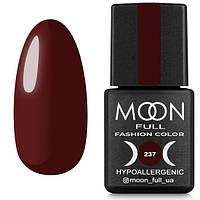 Moon Full Гель-лак для ногтей Color Gel Polish №237 (коричнево-красный, эмаль)