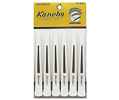 Затискач для волосся YRE Kanebo білий, 6 шт