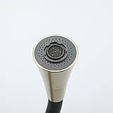 Змішувач для кухні Frap F4044-3 з гнучким виливом, аератор 2 режими, фото 3