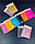 Одноразові пензлики для макіяжу, аплікатор для губної помади, макробраші блакитні у пакеті, 50 шт, фото 3