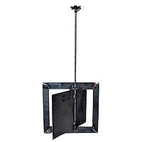 Засувка пічна 240х240 мм, димоходу, поворотна, велика, засув, шибер