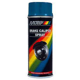 Алкідна автоемаль спрей для супортів синя Motip Blue Brake Caliper Spray 400мл