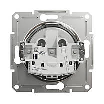 Розетка Schneider Electric Asfora алюминій без заземлення внутрішня EPH3000161, фото 4