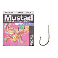 Крючок Mustad Baitholder 5933BR №04(10)*