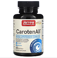 Jarrow Formulas, CarotenALL, комплекс из смеси каротиноидов, 60 капсул