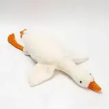 М'яка антиалергенна іграшка гуся 110 см для малюка плюшева іграшка | М'яка іграшка-обіймашка, фото 4