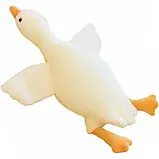 М'яка антиалергенна іграшка гуся 110 см для малюка плюшева іграшка | М'яка іграшка-обіймашка, фото 5