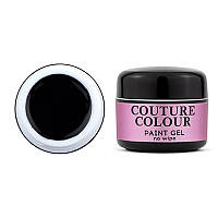 Гель-краска без липкого слоя Couture Colour Paint Gel No Wipe Black, черный, 5 г