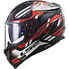 МОТОШОЛОМ ЗАКРИТИЙ LS2 FF327 CHALLENGER SPIN КОЛІР BLACK RED WHITE, фото 3