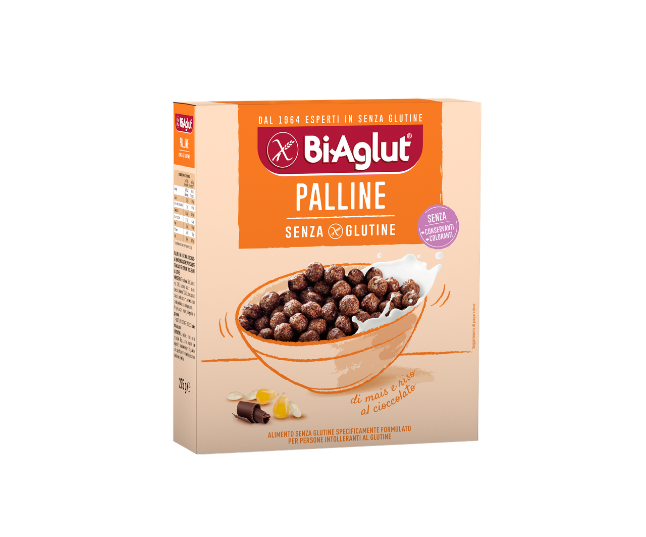 Кульки у шоколаді без глютену Palline,275 г BiAglut
