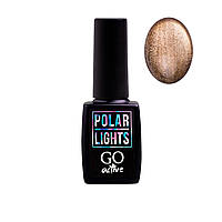 Гель-лак GO Active Polar Lights 02 бронзовый с ярким бликом, 10 мл (Кошачий глаз)