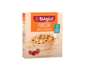Пластівці з рису, кукурудзи та червоними ягодами без глютену Fiocchi,275 г BiAglut