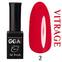 Гель-лак для нігтів GGA Professional Вітражний 10 мл, № 04
