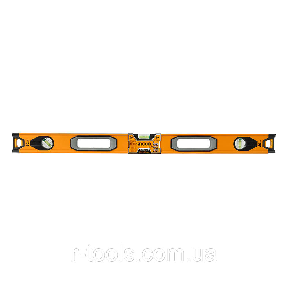 Рівень 80 см 3 капсули алюмінієва рамка 1.5 мм INGCO INDUSTRIAL HSL08080