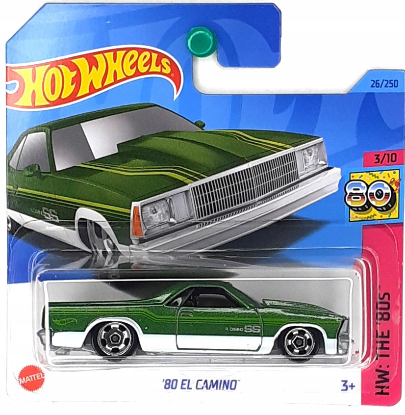 Машинка Хот Вілс 1:64 80 El Camino колекція HW: The `80s Hot Wheels Mattel HKJ61