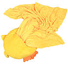 М'яка іграшка-подушка з пледом Supretto Сова Джонсі 3 в 1, жовта (Арт. 78100002), фото 4