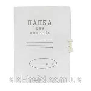 Папка на зав`язках картонна 0.4мм, фото 1