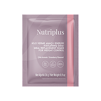 Порция коктейля для контроля веса со вкусом клубники Farmasi Nutriplus, 26 г