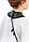 Пеньюар перукарський дитячий Neocape білий в смужку накидка кейп, фото 2