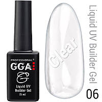 Рідкий гель GGA Professional Liquid Builder Gel 15 мл, № 06