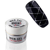 Гель паутинка GGA Professional Web-Gel 5 мл, № 02 Серебро