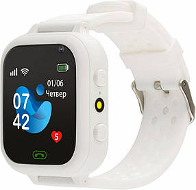 Smart Watch AmiGo GO009 Camera+LED WIFI White UA UCRF Гарантія 6 міс
