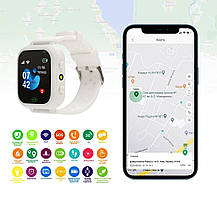 Smart Watch AmiGo GO009 Camera+LED WIFI White UA UCRF, фото 2