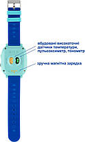 Smart Watch AmiGo GO005 4G WIFI Thermometer Blue, фото 2