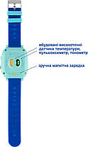 Smart Watch AmiGo GO005 4G WIFI Thermometer Blue, фото 3