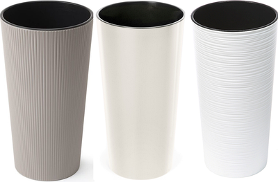 Кашпо декоративне пластикове "ЛІЛІЯ" TM Lamela