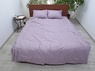 Постільна білизна сатин страйп Бузок